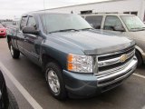 2009 Blue Granite Metallic Chevrolet Silverado 1500 LT Extended Cab 4x4 #57033799