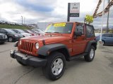 2011 Mango Tango Pearl Jeep Wrangler Sport S 4x4 #57034191