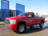 2010 Victory Red Chevrolet Silverado 1500 Regular Cab 4x4 #57034110