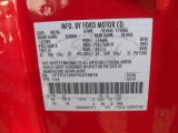 2007 F150 Color Code for Bright Red - Color Code: E4