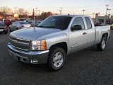 2012 Silver Ice Metallic Chevrolet Silverado 1500 LT Extended Cab 4x4 #57095312