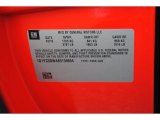 2010 Chevrolet Corvette Grand Sport Convertible Info Tag