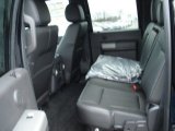 2012 Ford F250 Super Duty Lariat Crew Cab 4x4 Black Interior