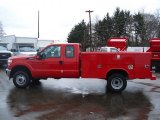 2011 Vermillion Red Ford F350 Super Duty XL SuperCab 4x4 Chassis Commercial #57094761