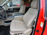 2012 Ford F150 Lariat SuperCab 4x4 Pale Adobe Interior