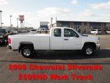 2009 Summit White Chevrolet Silverado 2500HD Work Truck Extended Cab #57095594