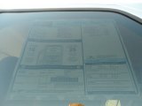 2012 Ford Escape XLT V6 Window Sticker