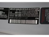 2004 CLK Color Code for Brilliant Silver Metallic - Color Code: 744