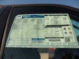 2012 Ford Expedition EL King Ranch 4x4 Window Sticker