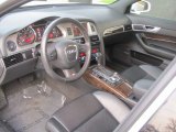 2008 Audi A6 3.2 quattro Sedan Black Interior