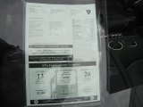 2011 Lamborghini Gallardo LP 560-4 Spyder Window Sticker