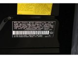 2008 GS Color Code for Obsidian Black - Color Code: 212