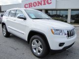 Stone White Jeep Grand Cherokee in 2012