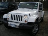 2012 Bright White Jeep Wrangler Unlimited Sahara 4x4 #57094435