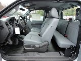 2012 Ford F250 Super Duty XL SuperCab 4x4 Steel Interior