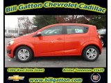 2012 Inferno Orange Metallic Chevrolet Sonic LS Hatch #57217623