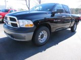 2011 Brilliant Black Crystal Pearl Dodge Ram 1500 SLT Quad Cab #57217043