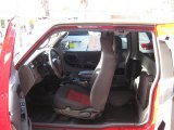 2007 Ford Ranger Sport SuperCab Ebony/Red Interior