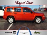 2008 Sunburst Orange Pearl Jeep Patriot Sport 4x4 #57216974