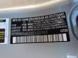 2006 SLK Color Code for Pewter Metallic - Color Code: 723