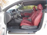 2012 Volkswagen Eos Executive Red Interior