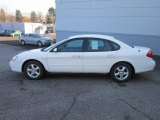 Vibrant White Ford Taurus in 2001