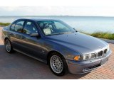 2002 Steel Blue Metallic BMW 5 Series 540i Sedan #57217139