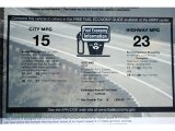 2002 BMW 5 Series 540i Sedan Window Sticker