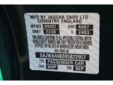 2008 XK Color Code for Emerald Fire Metallic - Color Code: HHP