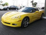 Velocity Yellow Chevrolet Corvette in 2008