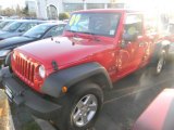 2009 Flame Red Jeep Wrangler Unlimited X 4x4 #57271820