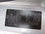 2009 Sorento Color Code for Bright Silver - Color Code: 3D