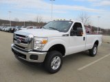 2012 Ford F250 Super Duty XLT Regular Cab 4x4 Front 3/4 View