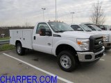 2011 Oxford White Ford F350 Super Duty XL Regular Cab 4x4 Chassis Commercial #57271404