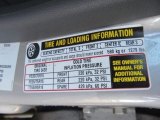 2005 Chevrolet Colorado LS Crew Cab 4x4 Info Tag