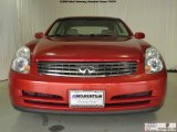 2004 Infiniti G Garnet Fire Metallic