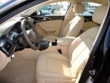 2012 Audi A6 3.0T quattro Sedan Velvet Beige Interior