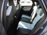 2012 Audi S4 3.0T quattro Sedan Black/Spectral Silver Interior