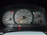 2003 Hyundai Accent GL Coupe Gauges