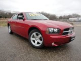 2008 Inferno Red Crystal Pearl Dodge Charger SXT #57271325
