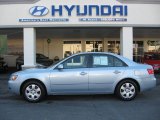 2008 Silver Blue Hyundai Sonata GLS #57271575