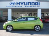2012 Electrolyte Green Hyundai Accent SE 5 Door #57271567