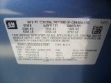 2012 GMC Terrain SLE Info Tag