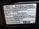 2012 Ford Edge SEL Info Tag