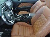 2012 Ford Mustang V6 Premium Convertible Saddle Interior