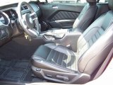 2010 Ford Mustang GT Premium Convertible Charcoal Black Interior