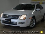 2009 White Platinum Tri Coat Metallic Ford Fusion SEL V6 #57355231
