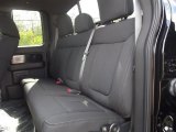 2011 Ford F150 FX4 SuperCab 4x4 FX4 Back Seat in Black Cloth