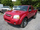 2002 Molten Lava Red Pearl Nissan Frontier XE King Cab 4x4 #57355651