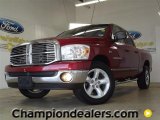 2007 Inferno Red Crystal Pearl Dodge Ram 1500 Lone Star Edition Quad Cab #57355189